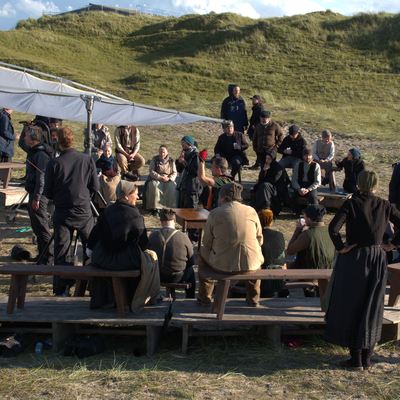 Film-Produktion für „Der Heimatlose“ in den Dünen von Norderney 2024