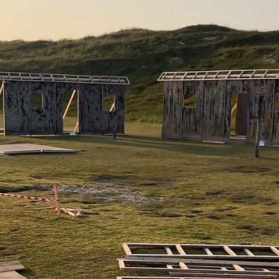 Film-Produktion für „Der Heimatlose“ in den Dünen von Norderney 2024