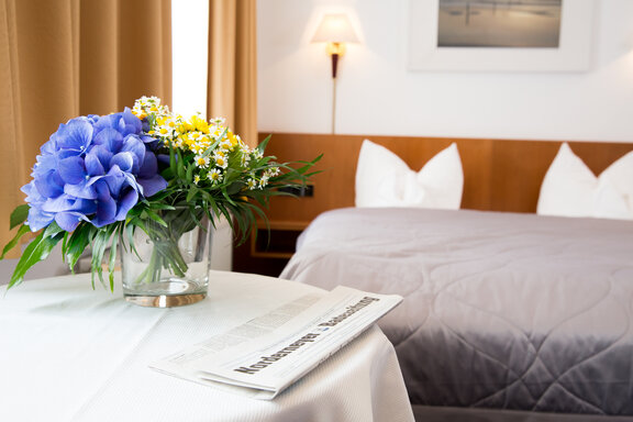 Zimmerbeispiel aus dem Hotel Ihnken Norderney