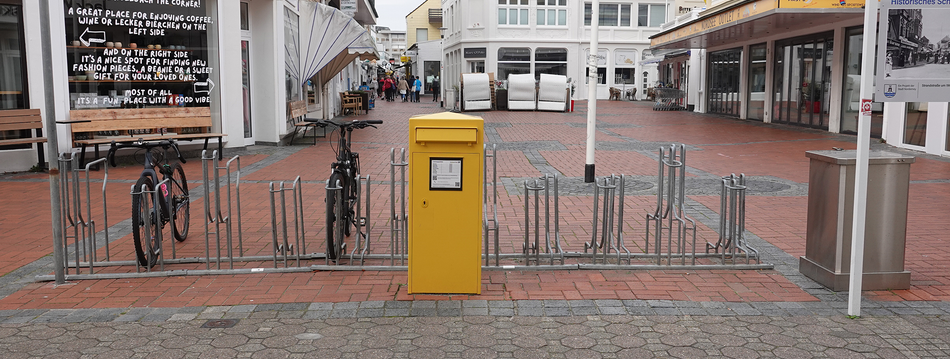 Briefkasten am Hollbach auf Norderney 
