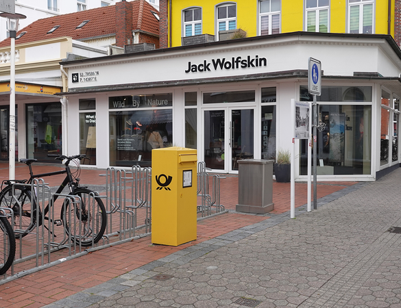 Briefkasten am Hollbach auf Norderney 