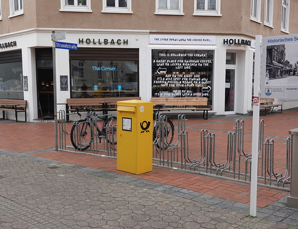 Briefkasten am Hollbach auf Norderney 