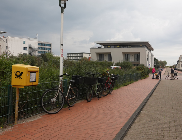 Briefkasten am Onnen-Visser-Platz auf Norderney