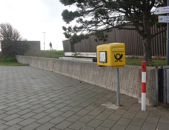 Briefkasten am Hafen Norderney