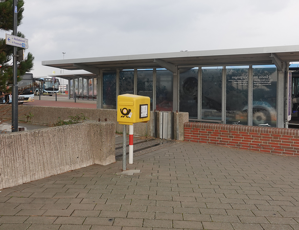 Briefkasten am Hafen Norderney