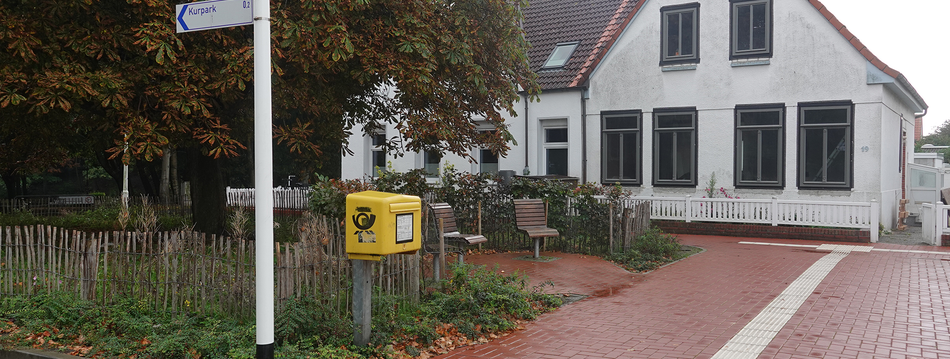 Briefkasten am Kreisel auf Norderney