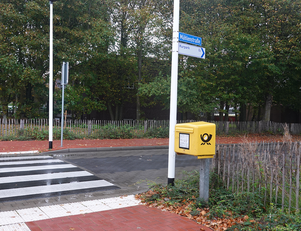 Briefkasten am Kreisel auf Norderney