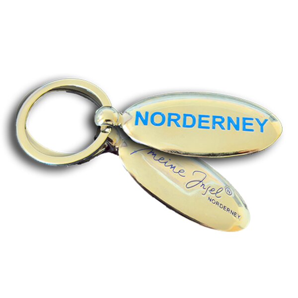 "Norderney meine Insel" Handschmeichler in silber