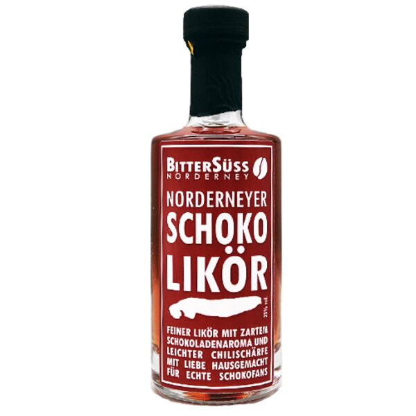 Schoko-Likör mit feiner Chilinote von Bittersüß I 100ml