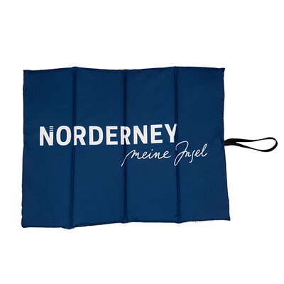 Faltbares Sitzkissen "NORDERNEY meine Insel"