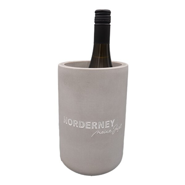 Flaschenkühler Beton "NORDERNEY meine Insel"