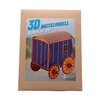3D Badekarren blau und orange