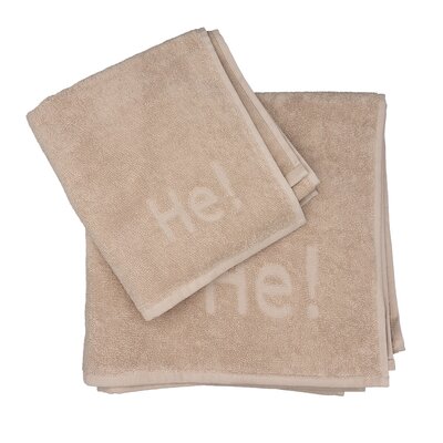 Gäste-Handtuch "He!" 50x100 cm