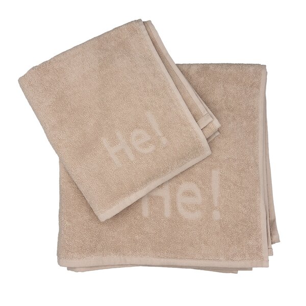 Gäste-Handtuch "He!" 50x100 cm