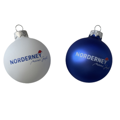 &quot;Norderney meine Insel&quot;- Weihnachtskugel Set