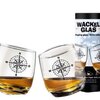 2er Set Wackelglas mit Windrosenmotiv